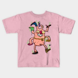 Shoe Monster Kids T-Shirt